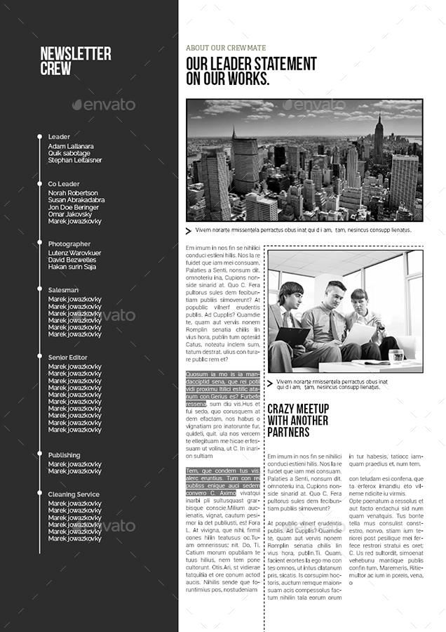 A3 Newspaper Template, Print Templates GraphicRiver